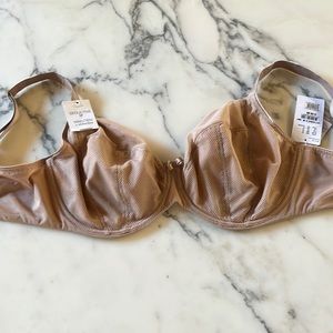 NWT Chantelle nude bra 36DDDD